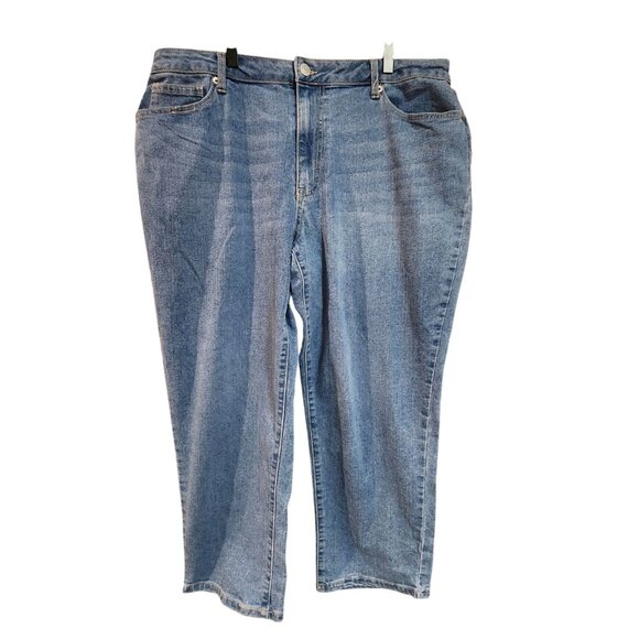 NOBO No Boundaries Straight Leg Denim Jeans Womens Size 17 - Picture 1 of 3